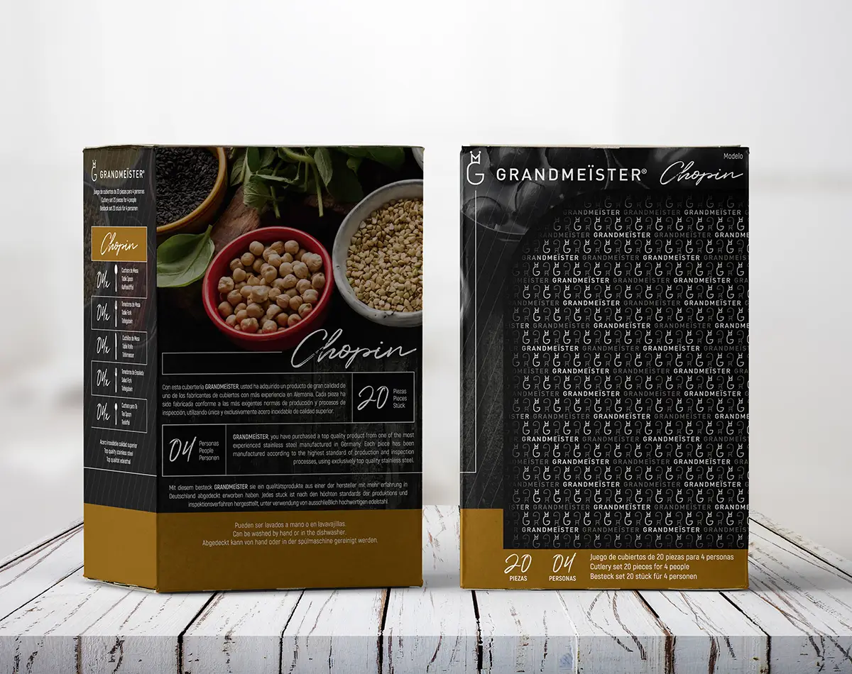 Diseño Set de Cubiertos 20 piezas Grandmeister Design