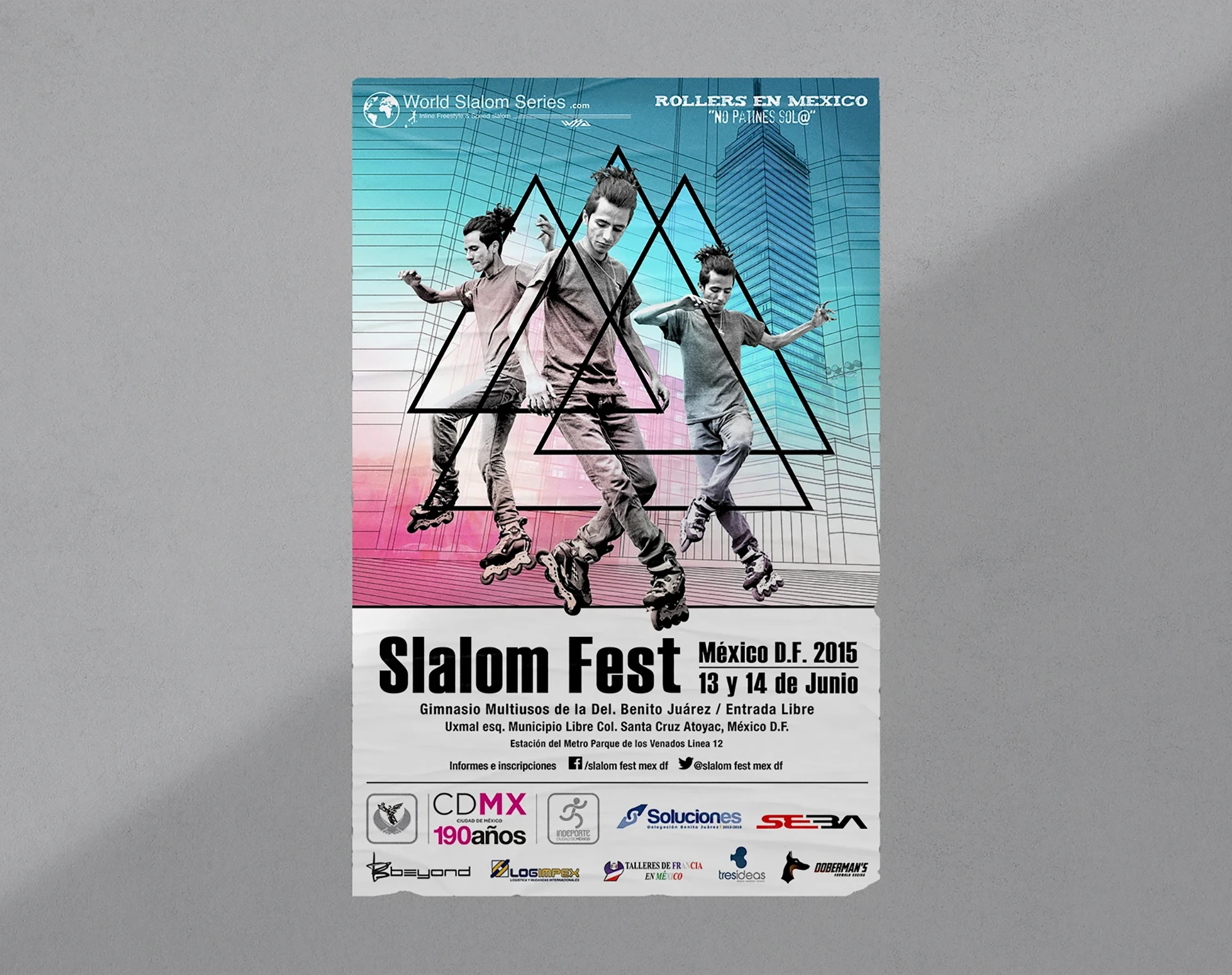 Rollers en México Slalom Fest