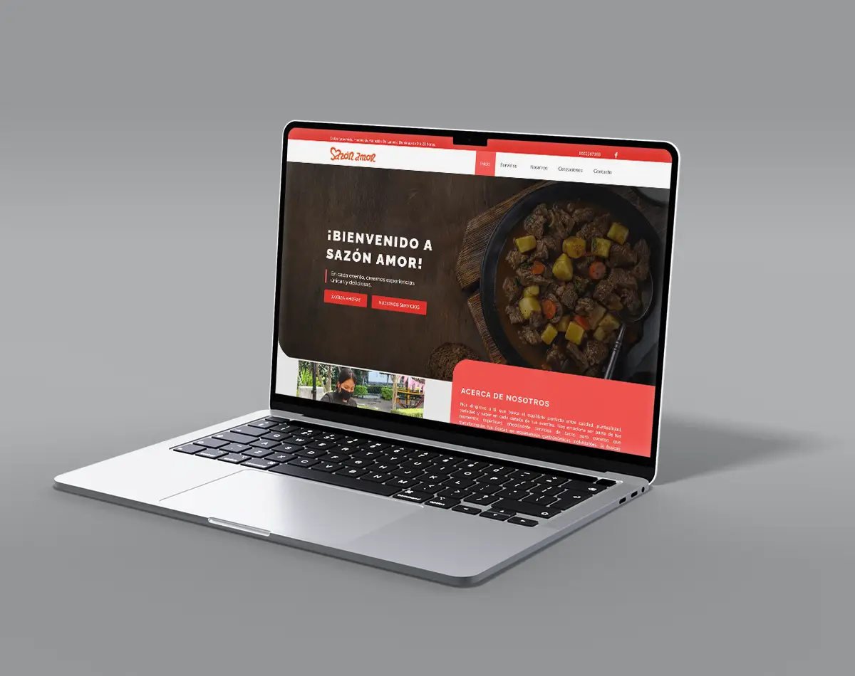 Sazón Amor Catering Sitio Web