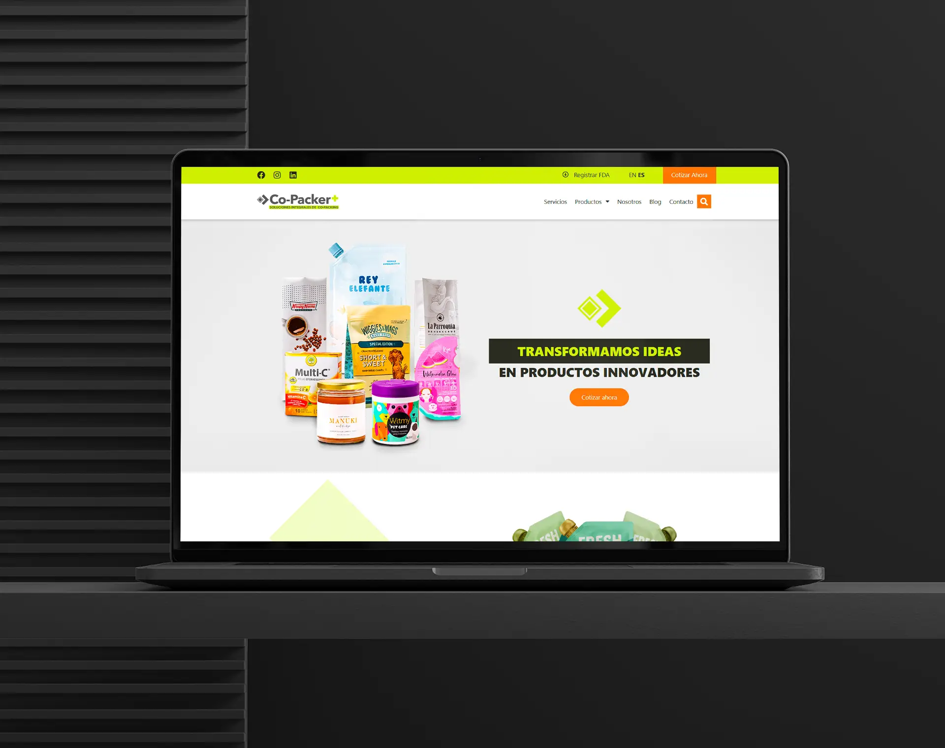 copacker plus sitio web